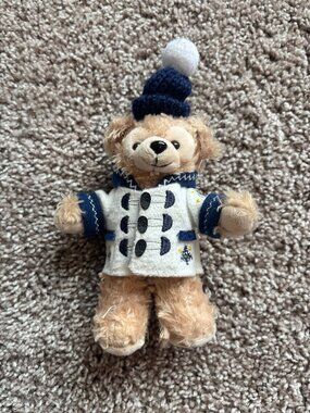RARE Disney Duffy Plush Doll Badge Tokyo Disneysea Christmas 2018 Parks Japan